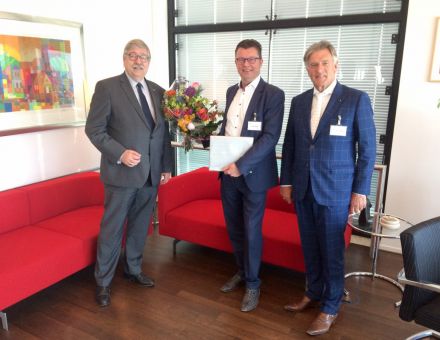 15 juni 2017; ontvangst van de heer (Harold) van Velzen, winnaar Vakcentrum Zelfstandige Onderneming